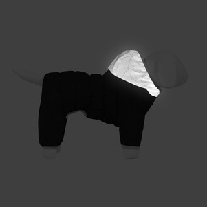 COLLAR AiryVest ONE утеплений комбінезон для собак (чорний)