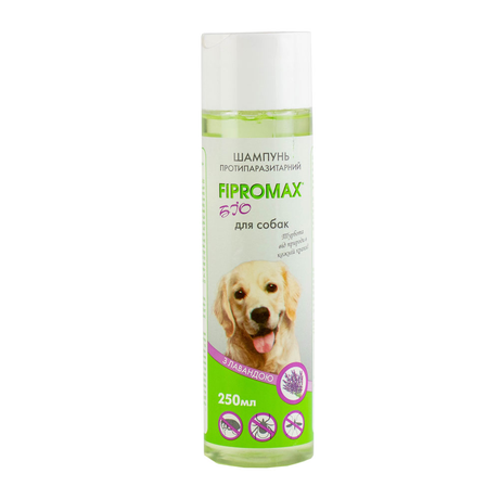 Fipromax Біо Шампунь від бліх і кліщів для середніх і великих собак