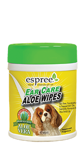 Espree Aloe Ear Care Pet Wipes Вологі серветки з алое для вух
