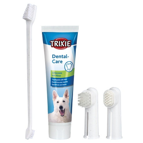 Trixie Зубна паста із щіткою для собак